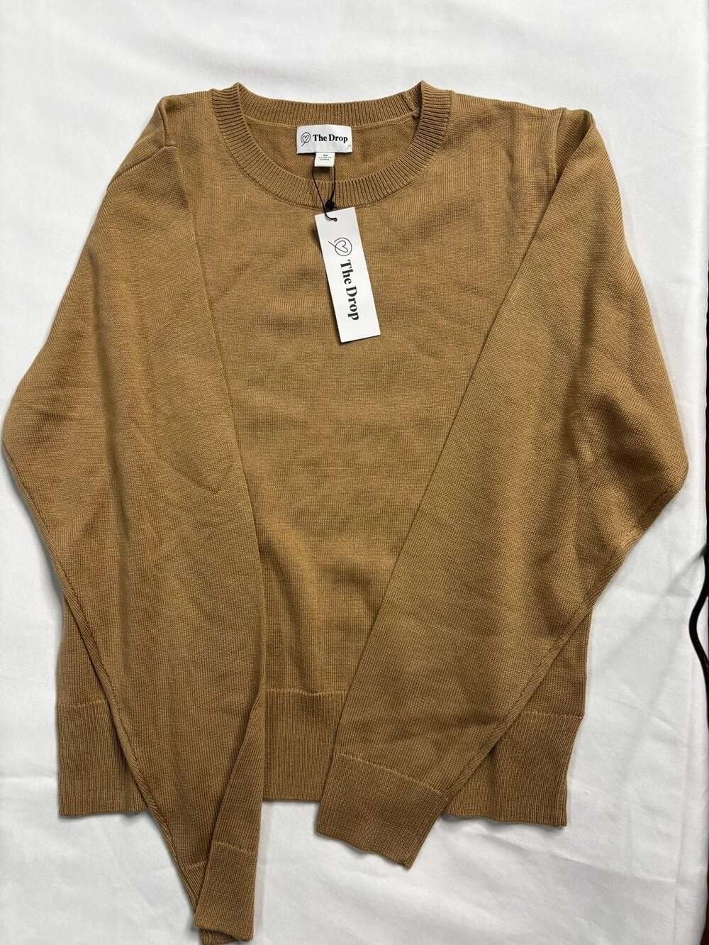 The Drop Irina Pullover Sweater in Praline